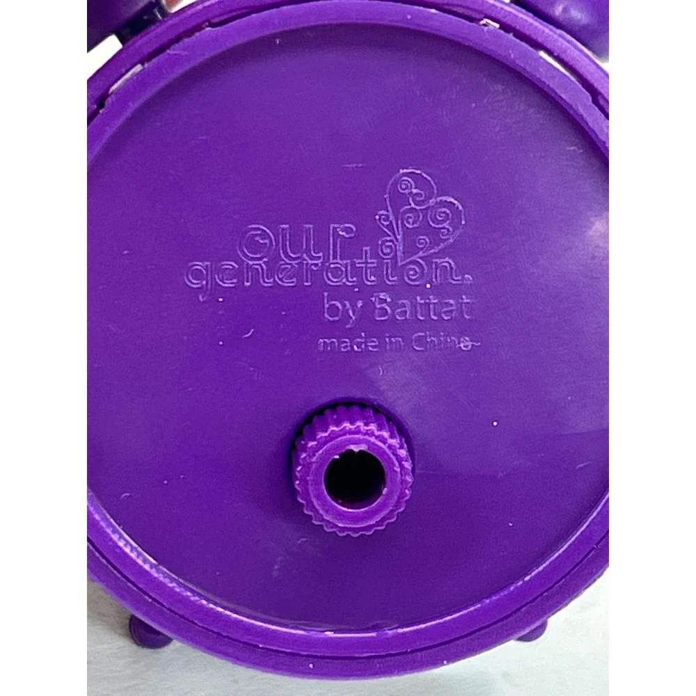 Doll Accessories Pink Suitcase Lamp Purple Clock‎ Plant Our Generation 18